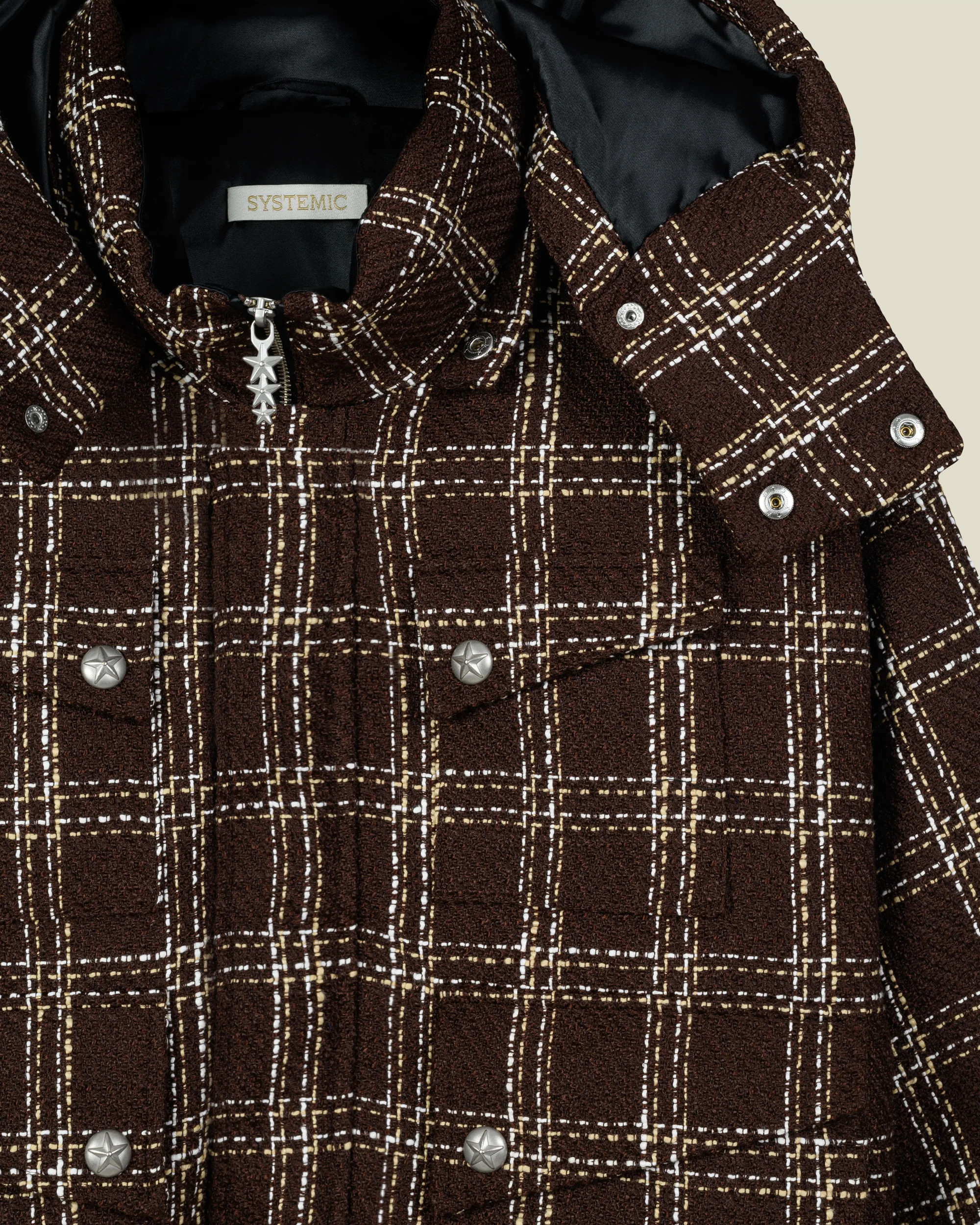 Bouclé Puffer Jacket - Image 5