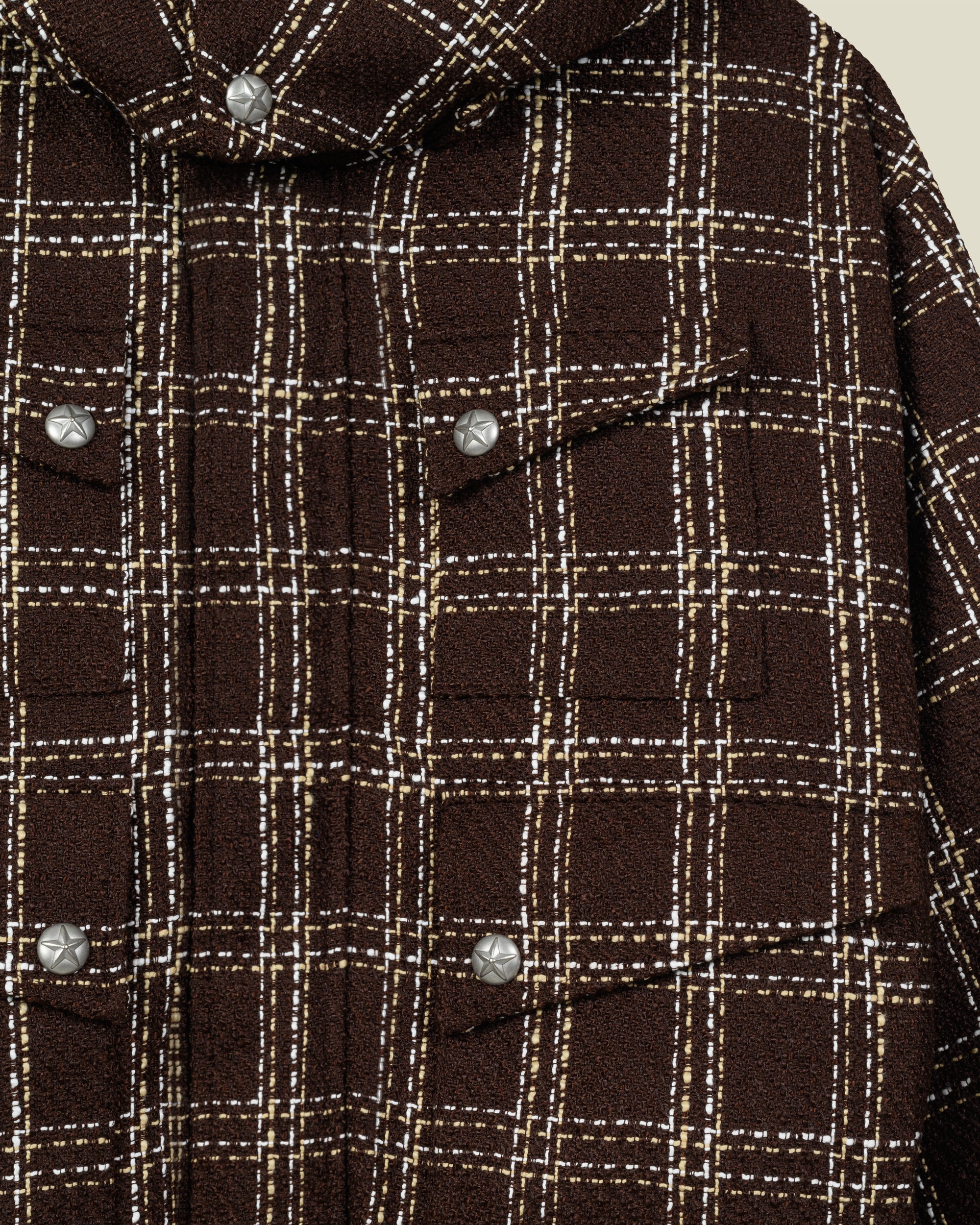 Bouclé Puffer Jacket - Image 6