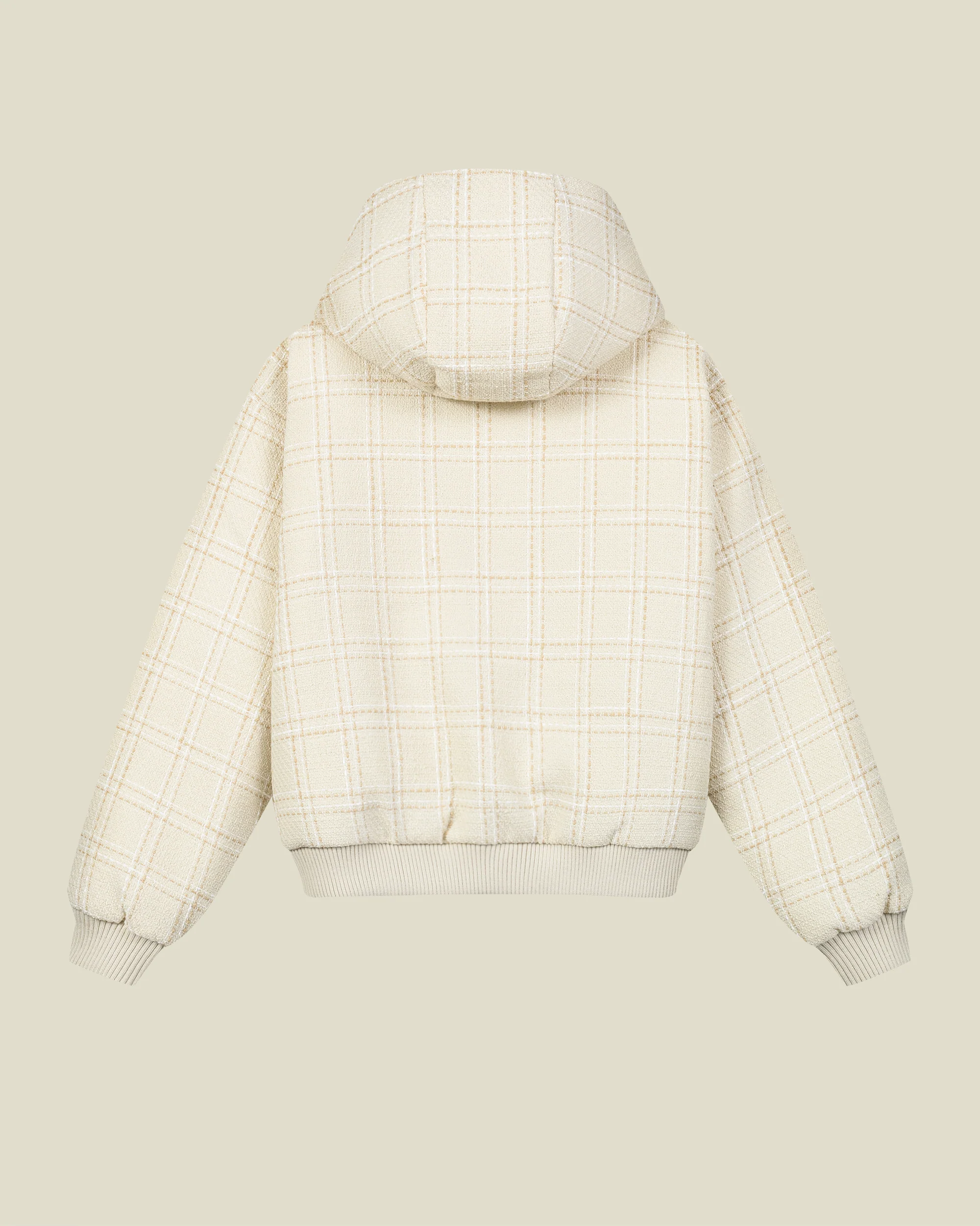 Bouclé Puffer Jacket - Image 2