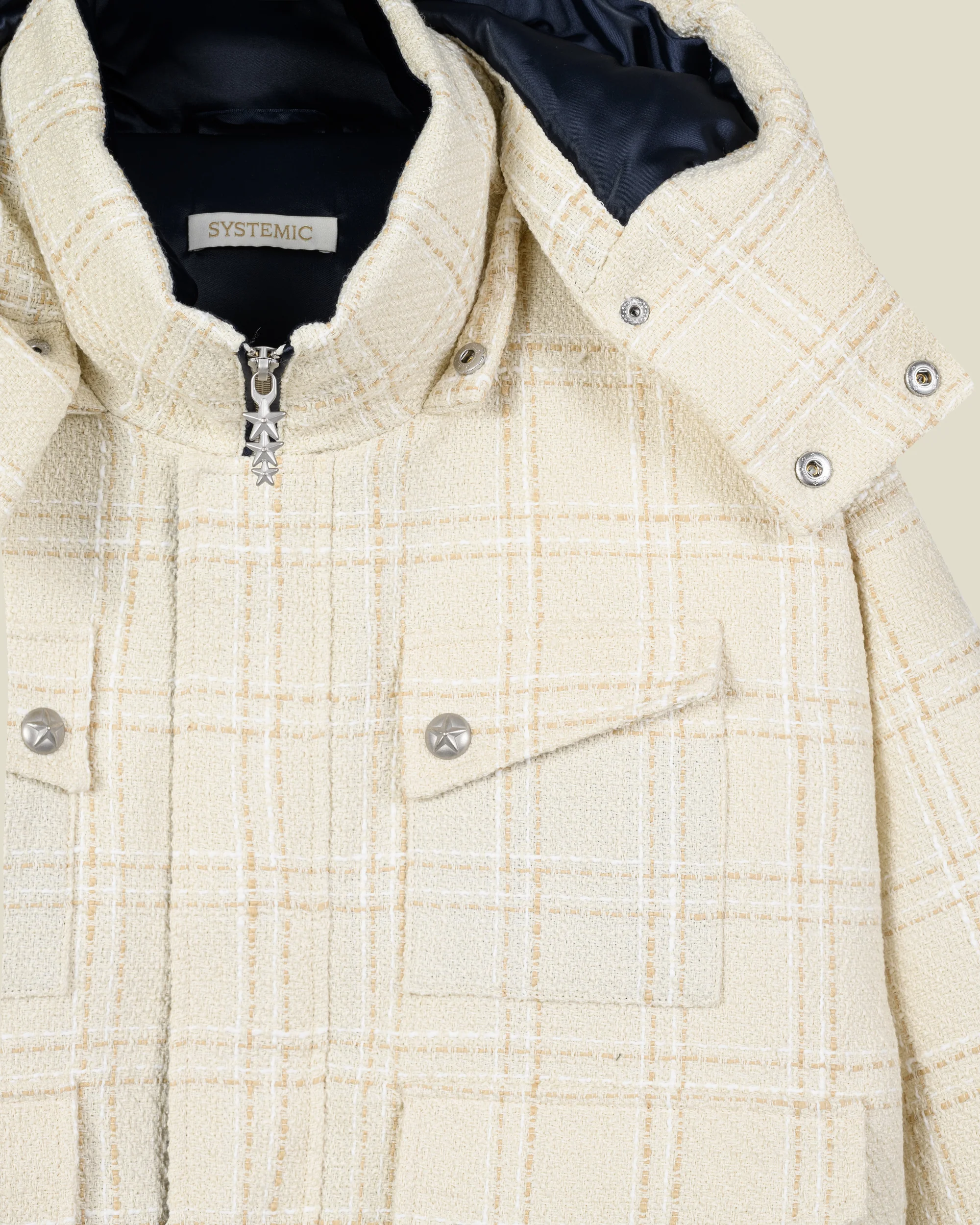 Bouclé Puffer Jacket - Image 5