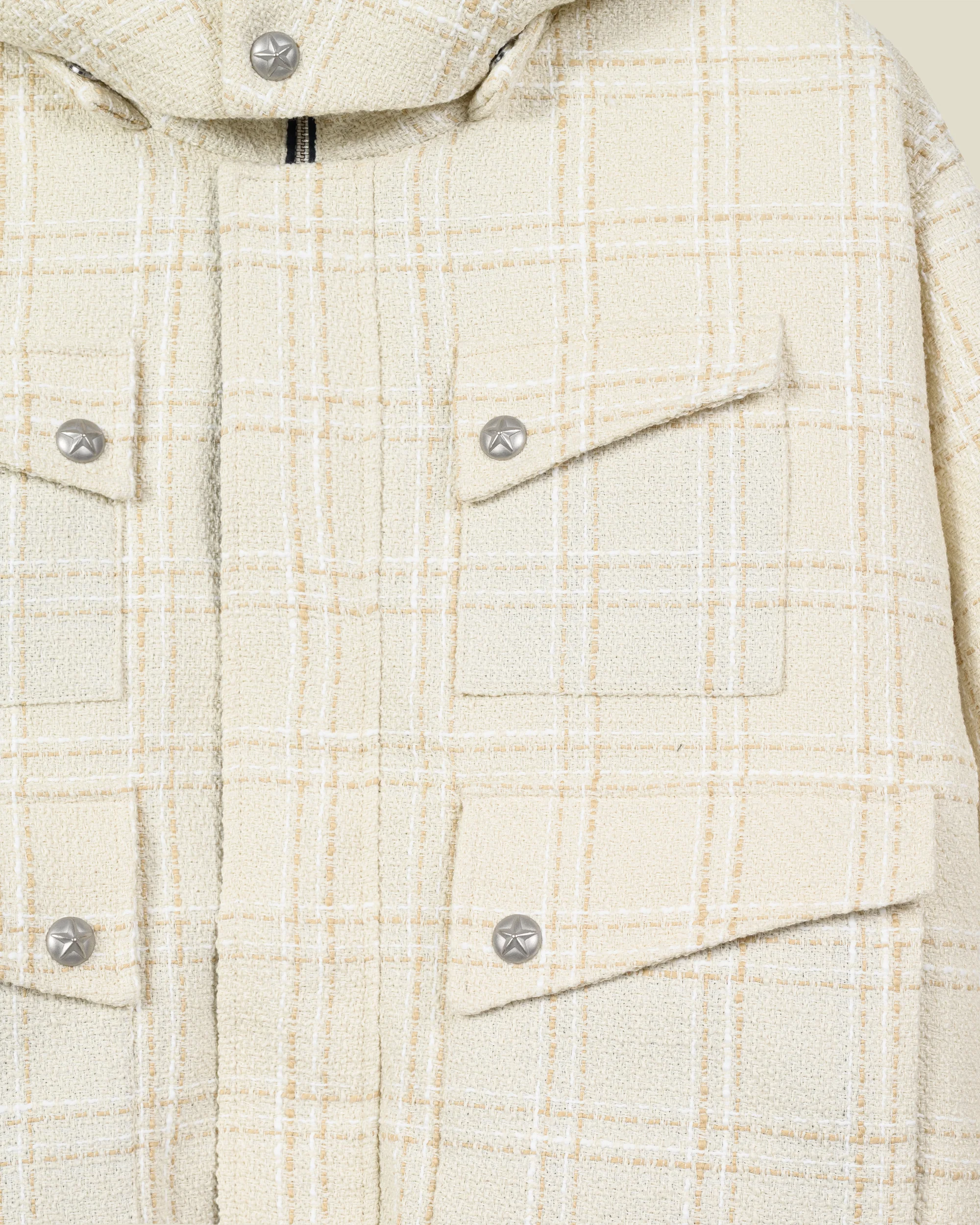 Bouclé Puffer Jacket - Image 6