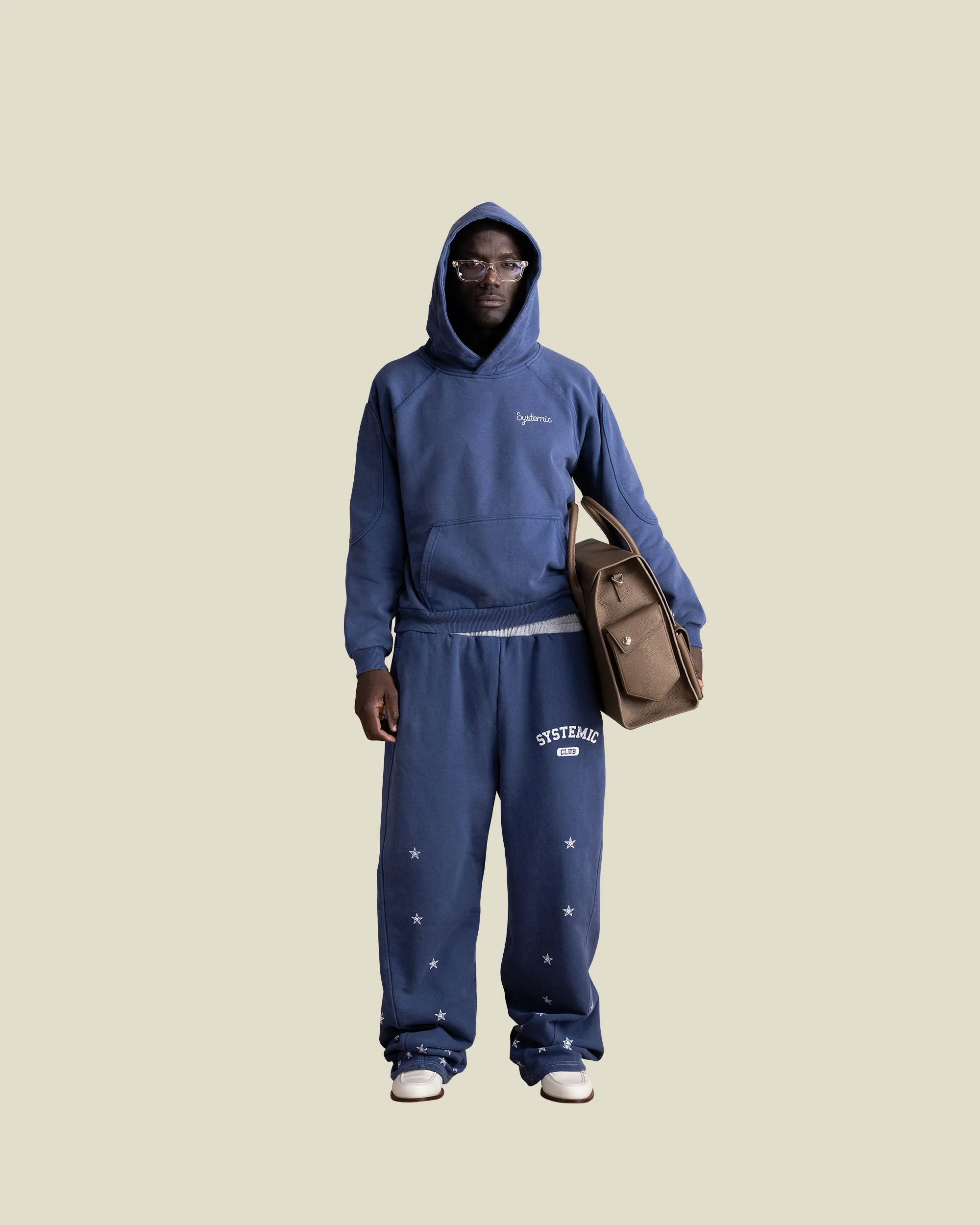 Chain Navy Hoodie - Image 3