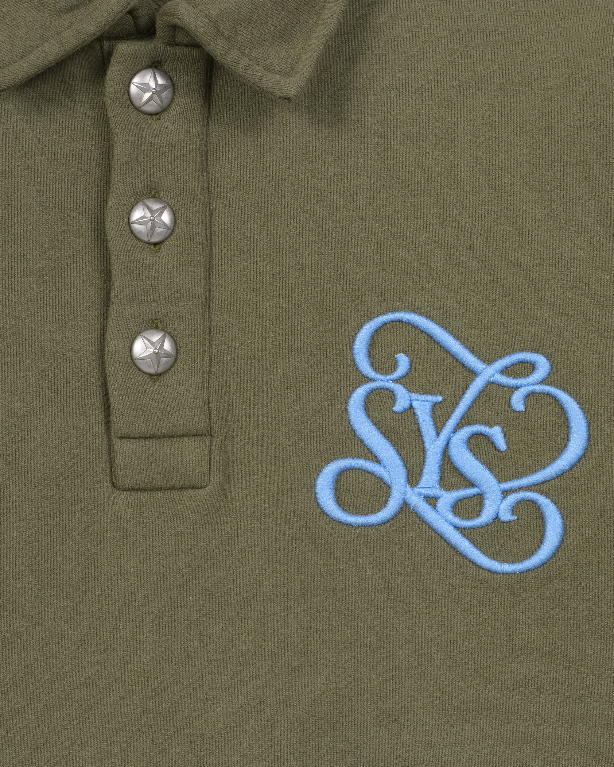 Crest Polo Button Sweater - Image 3