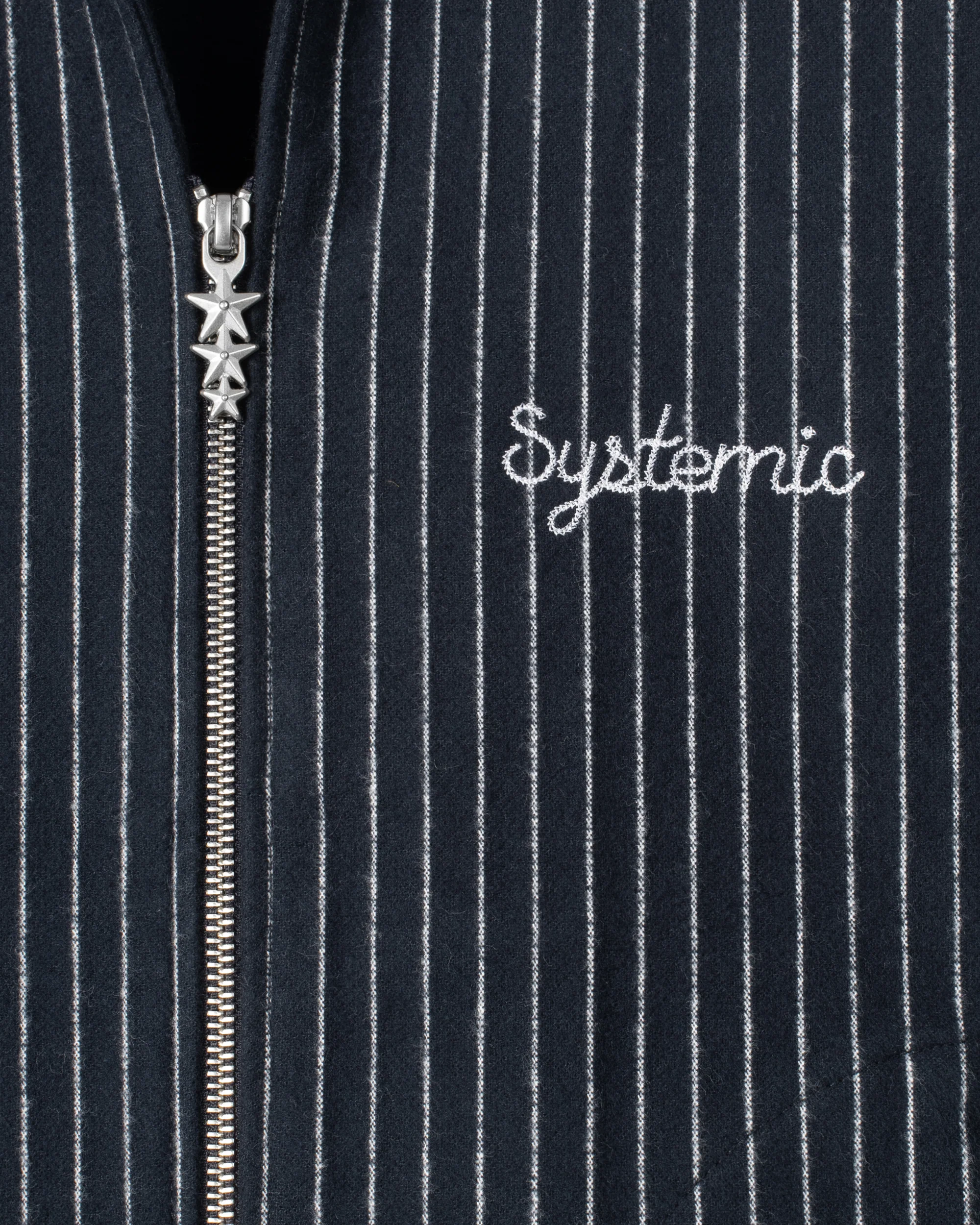 Indigo Pinstripe Jacket - Image 3