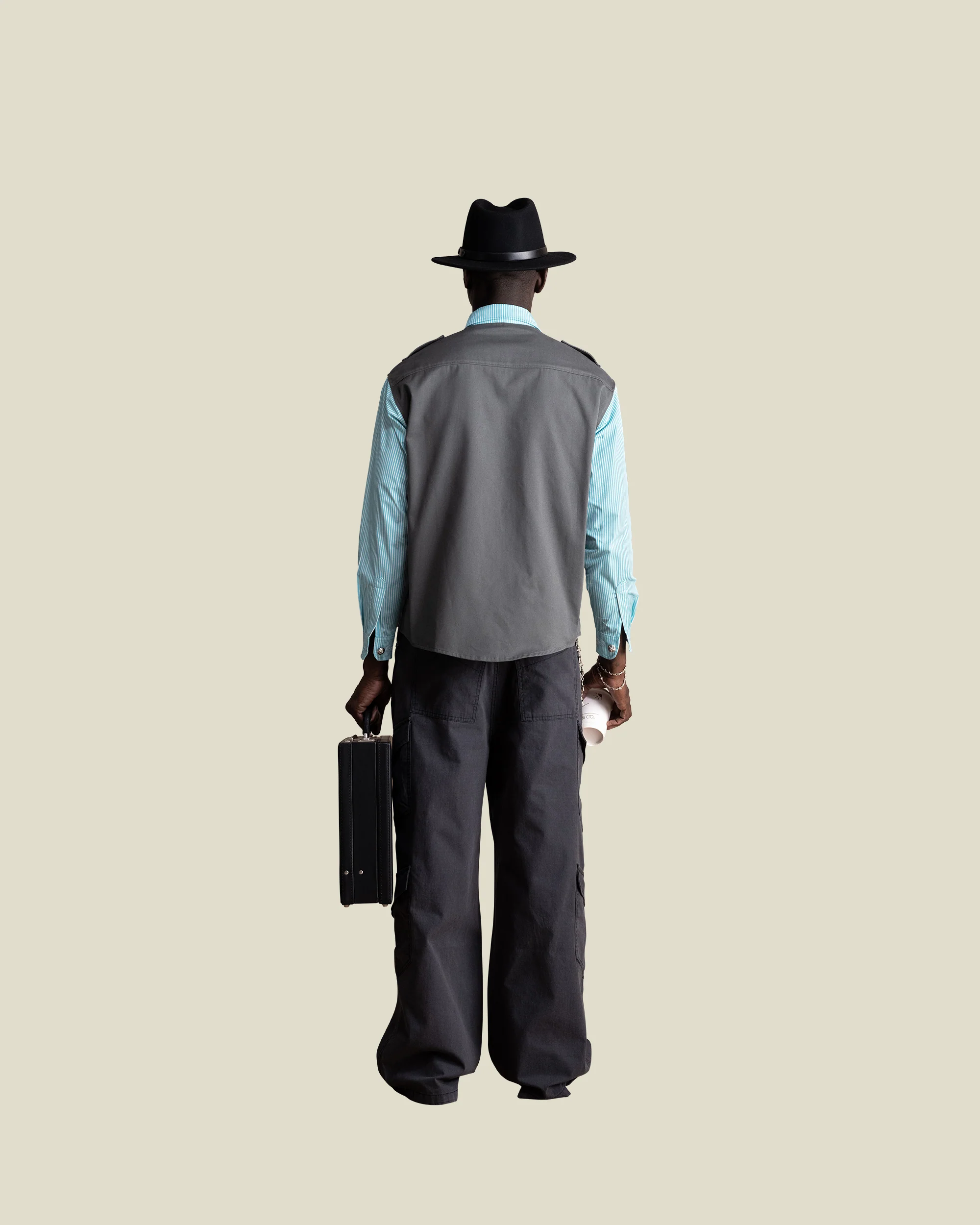 Office Vest Shirt - Image 6