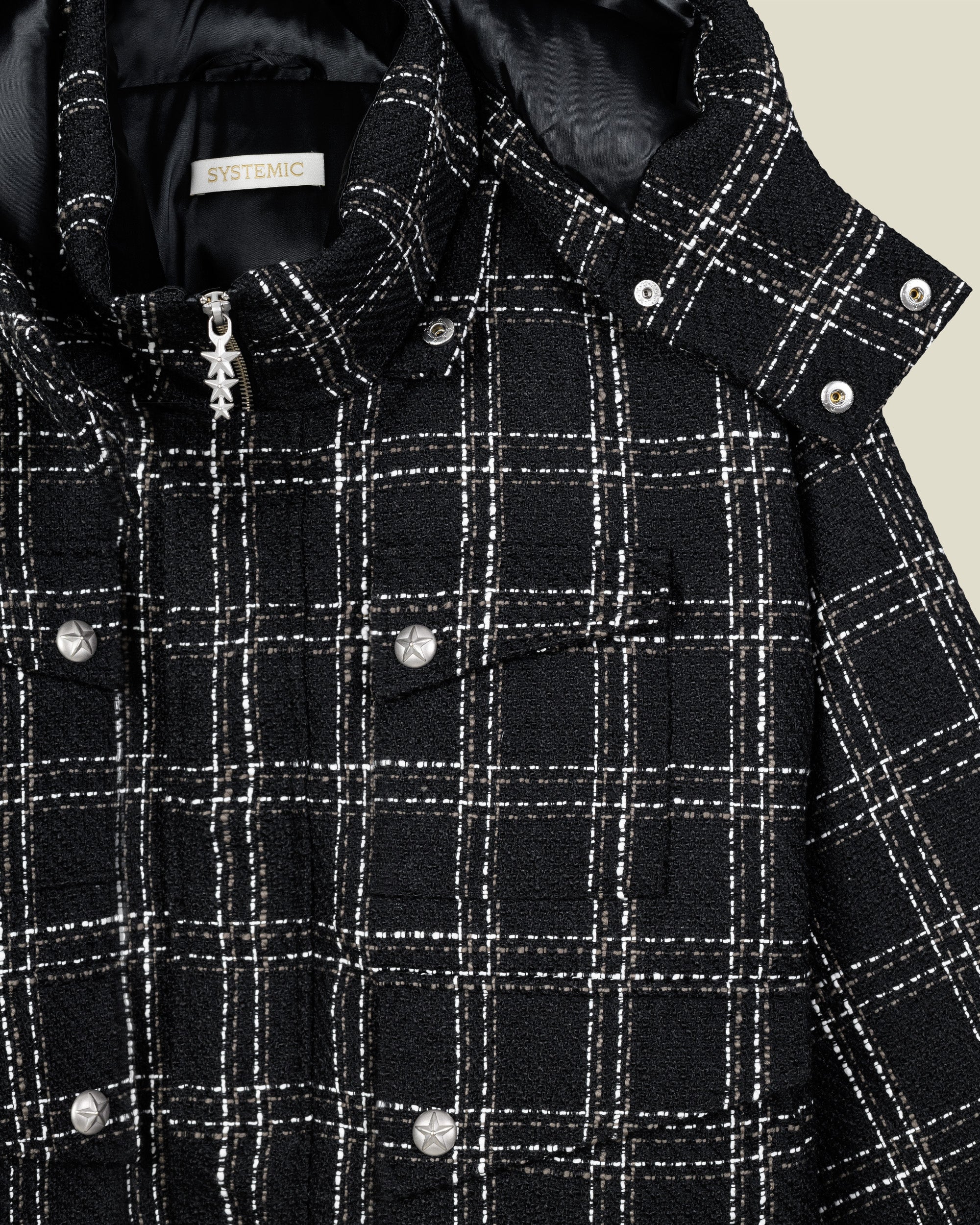 Bouclé Puffer Jacket - Image 5