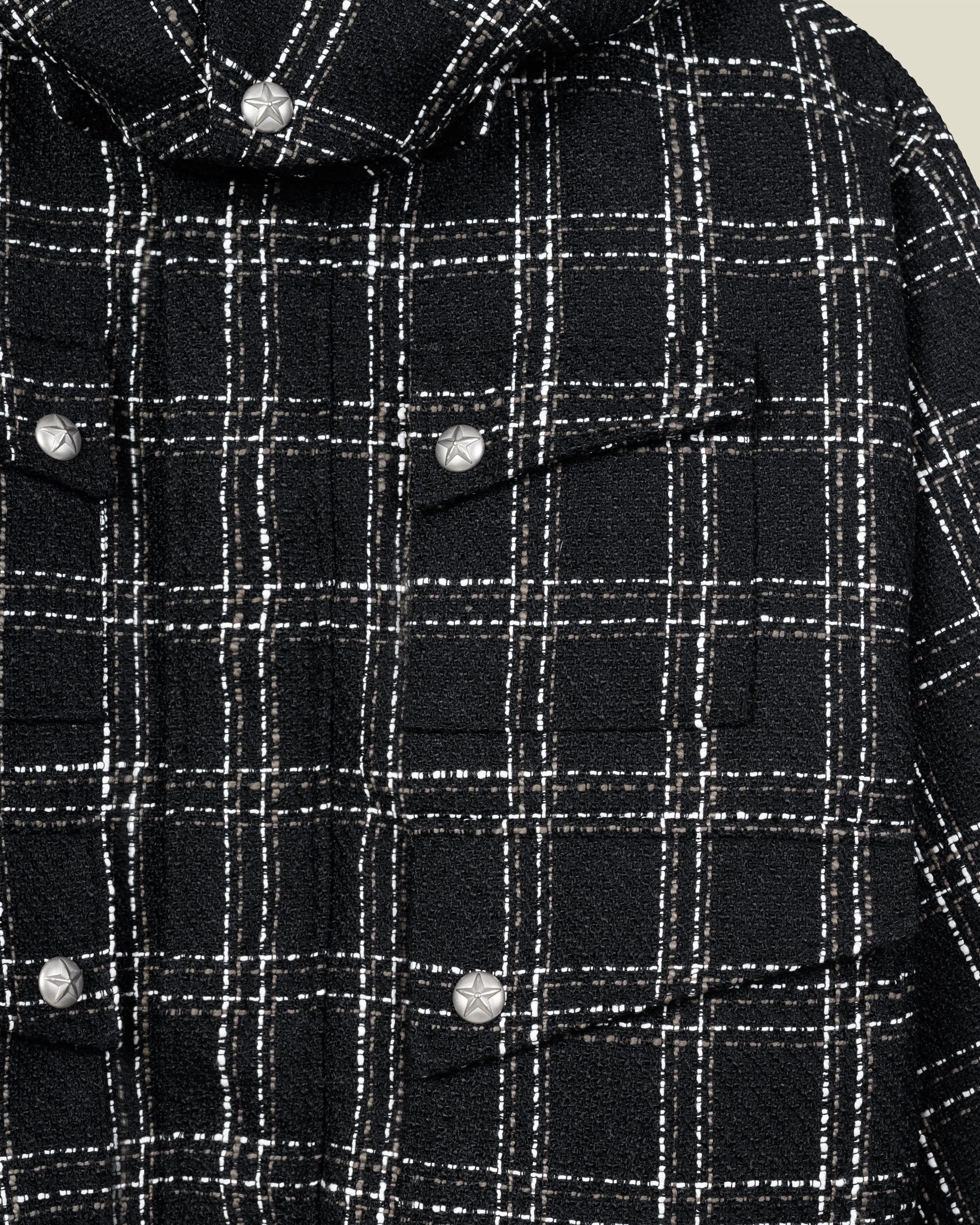 Bouclé Puffer Jacket - Image 6